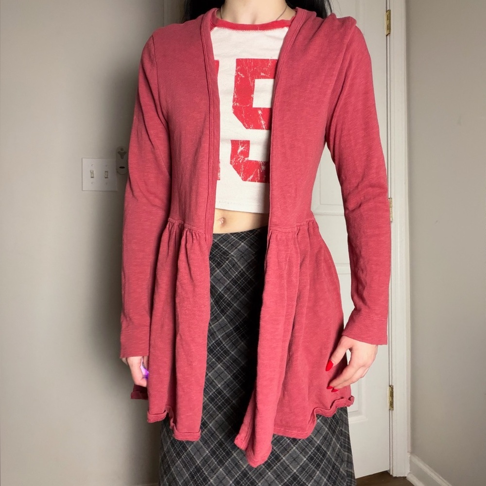 T.La Rose Waterfall Cardigan Medium - Picture 2 of 5